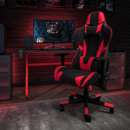 Flash Furniture Red Gaming Desk and Chair Set BLN-X20RSG1030-RD-GG